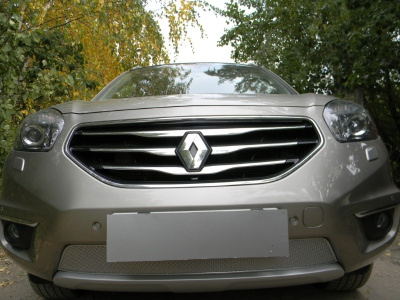 Renault Koleos (12–) Защита радиатора Premium, хром
