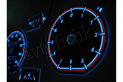 Volkswagen Golf MK2 / Jetta / Scirocco светодиодные шкалы (циферблаты) на панель приборов - дизайн 1