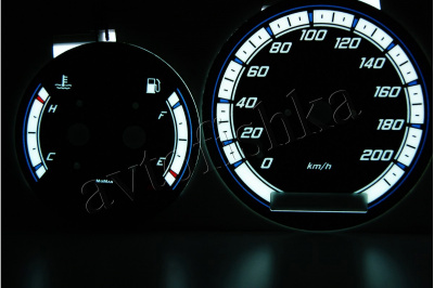 Mazda MPV светодиодные шкалы (циферблаты) на панель приборов
