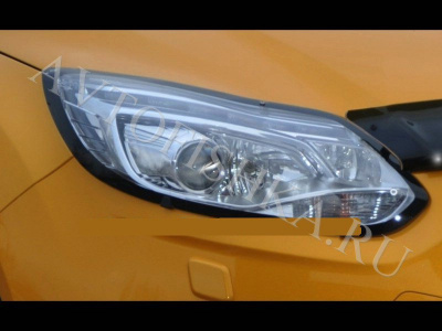 Защита передних фар прозрачная Ford Focus 3 2011-